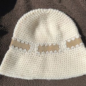 Vintage Y2K Hand Crochet Bucket Hat